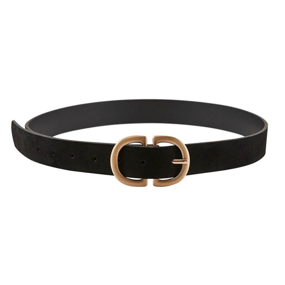 Pieces Juva Buckle Suede Belt